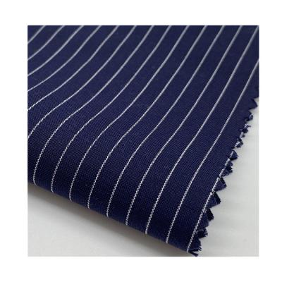 China Breathable 100% Cotton In-Stock Ware Yarn Dyed Stripe Cotton Woven Fabric for sale