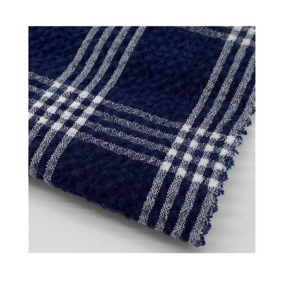 China Lightweight Breathable Yarn Dyed Check Cotton Woven Stretch Fabric for sale