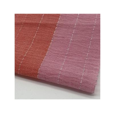 China Breathable Wholesale Custom Woven Plain Thread Dyed Stripe Cotton Woven Fabric for sale