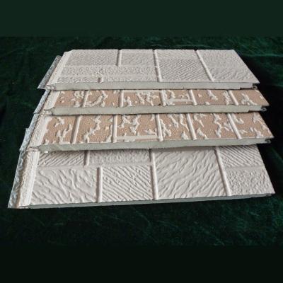 China Fire proof metallic embossed sandwich panel--coarse brick texture for sale