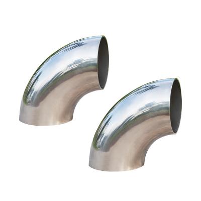 China Pipe Lines Connect 90 Degree Elbow 304 TP304 316 316L 310S Sanitary Stainless Steel Pipe Fittings Elbow for sale