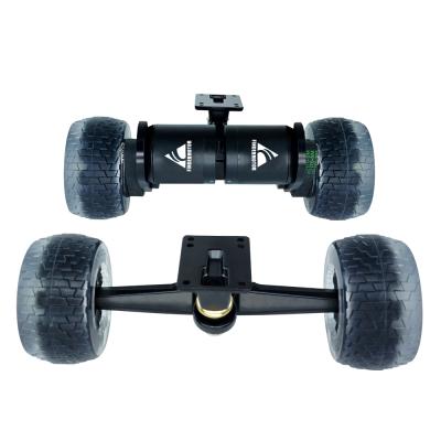 China Outdoor hobby electric skateboard DIY Kit Black Cloud Wheels with pulleys for electric skateboard for sale