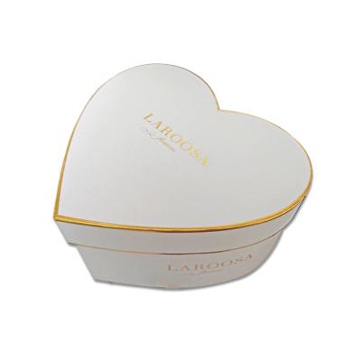 China Recycled Materials Luxury Flower Gift Box Rose Packaging Wedding Holiday Gift Packaging Heart Shaped Flower Box for sale