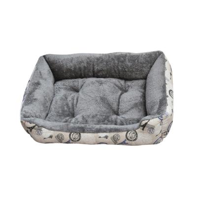 China Pets Sleep Wholesale Cheap Price Washable Luxury Plush Scat Large Dog Bed for sale