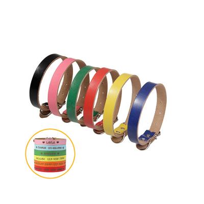 China Dogs Wholesale Colorful Safety Pet Collars And Leashes Leather Set For Large Dog for sale