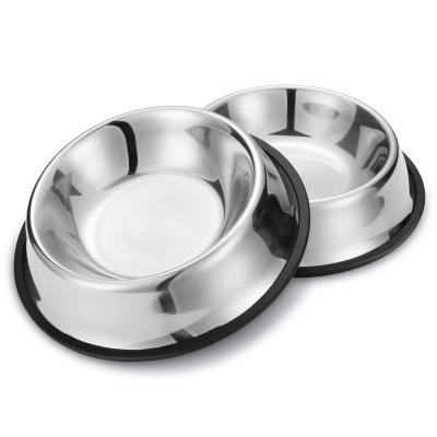 China Sustainable Stainless Steel Dog Food Bowl Pet Food Bowl for sale