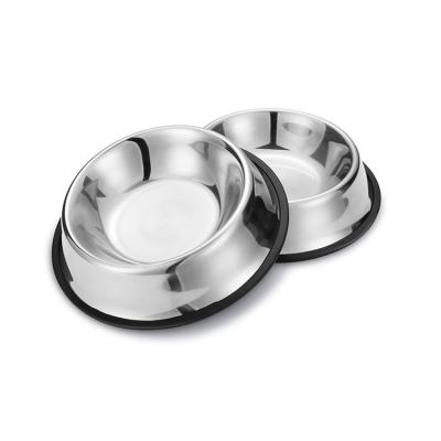 China Sustainable High Quality Portable Pet Bowl Stainless Steel Feeder Cat Dog Bowls for sale