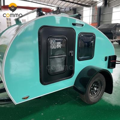 China Lightweight Complete Equipments RV Mobile Home Trailer Expandable Campers And Rvs With Sunshade for sale