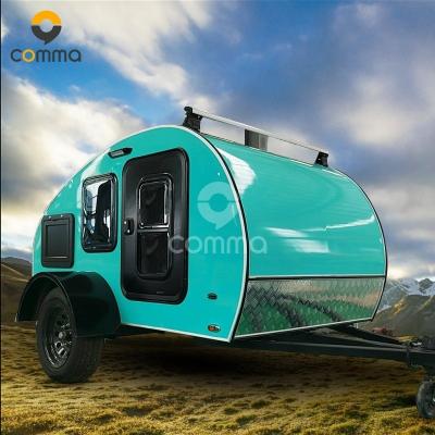 China China Manufacturers Rvs Caravan Low Cost Lightweight Lightweight Trailer Camper With Gallery for sale