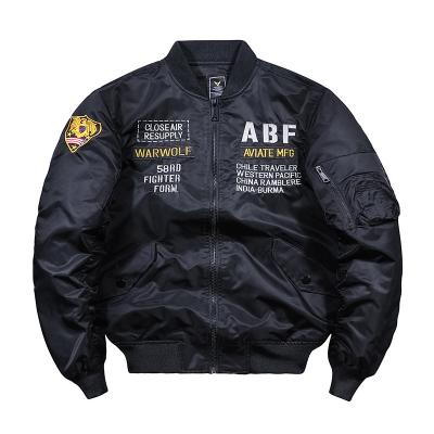 China [Add cotton/thin] new QUICK DRY Air Force bomber jacket men ma1 embroidered spring and autumn baseball uniforms plus size jacket for sale