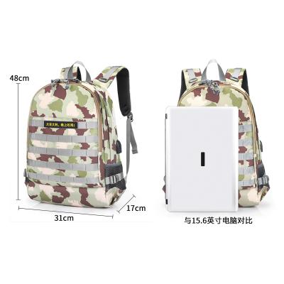 China With USB Fashion Korean Backpack Sports Camouflage Student Outdoor Travel Camping Waterproof USB Backpack for sale