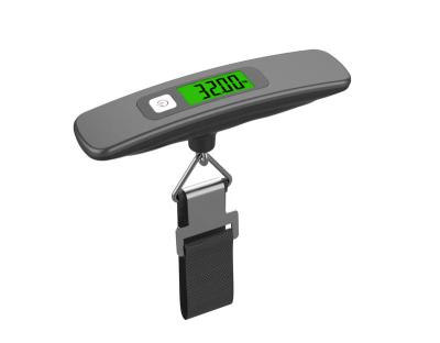 China New Design Battery Powered Tare Function ABS Green Backlight Digital Luggage Weight Measuring Scale 50kg for sale