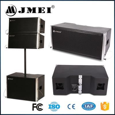 China Black Wood Aluminum Line Array Speakers 2 X 8 Inch 400W For Live Show for sale