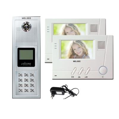 China Calling Doorbell Intercom Wire Camera Electric Intercom Melsee Video Door Phone for sale