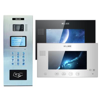 China China Wholesale Indoor Intercom Entrance System Video Analog Door Phone Cat5 Analog Home Intercom For Apartment MS307C+703C-1 for sale