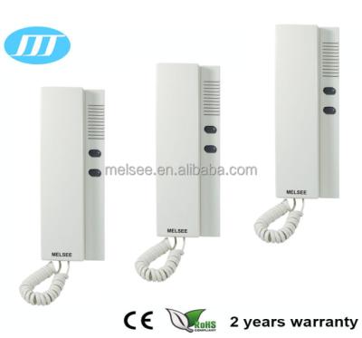 China 2018 MELSEE Alum Alloy Cheap Hand Mounted Audio Door Phone For Indoor Apartment Tech Support 9999 PCs Room Building Monitors for sale