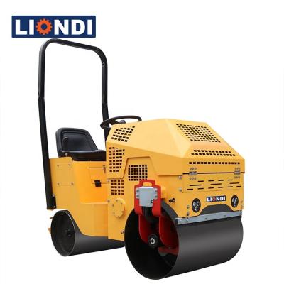 China Road Bridge Engineering Concrete Type Coating Construction Equipment Handheld Roller New 800kg Diesel Double Drum Asphalt Road for sale