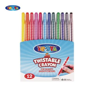 China BRIGHT COLORS AND REASONABLE PRICE GOOD QUALITY PENCIL TWISTABLE SUPPLIED BY OEM FACTORY for sale