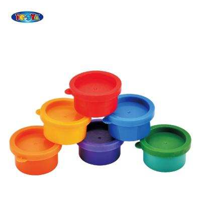 China BRIGHT COLOR 35ML FINGER PAINT SET OF 6 COLORS IN WINDOW BOX for sale