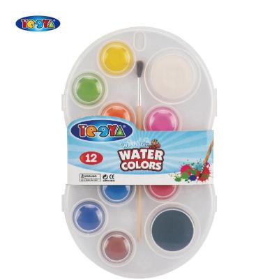 China NEW BRIGHT COLORS PP MOLD BOX WATER COLOR CAKE PACKED SET for sale