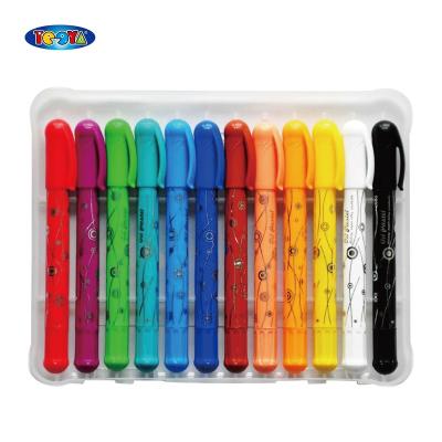 China BRIGHT 12 COLORS COLOR SILKY PENCIL SET IN PP BOX for sale