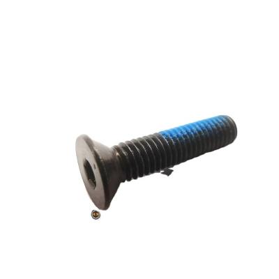 China Flat Whole Sales Hex Socket CSK Flat Head M5 Nylock Galvanized Machine Screws for sale