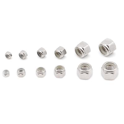 China Factory direct sales 2022 nylon lock nut Logo White Nylon Lock Nut custom made NNMA-ALL-Z-W for sale