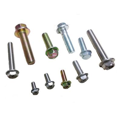 China HEXAGON HEAD China Wholesale Price Hex Head Flange Bolt Galvanized Color Bolt For Sale for sale