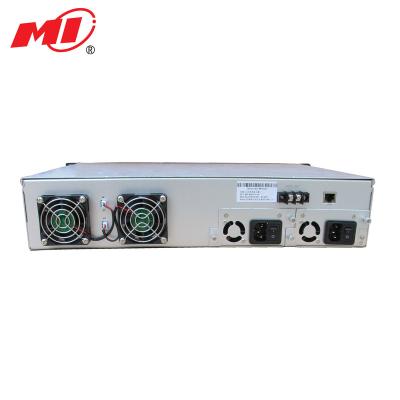 China 19 inch 2U 1550nm high power EDFA, catv equipment, erbium ytterbium Co-coated fiber optic amplifier, 16x23dBm with WDM 560x555x180mm for sale