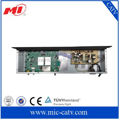 China MIC-8000J 55dBmV output agile catv audio video rf modulator for sale