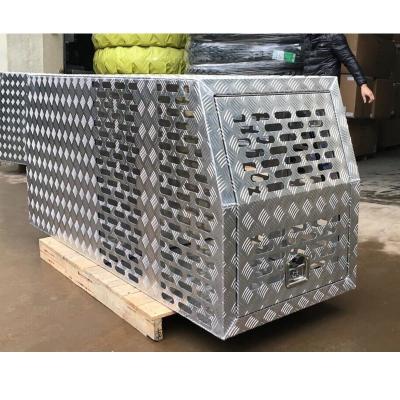 China With UTE Dog Cage Canopy Toolboxes aluminum plate of jerrycan controller and spare wheels holder for sale