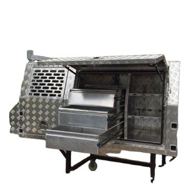 China Aluminum Canopy Tool Box Ute Aluminum Dog Crate for sale