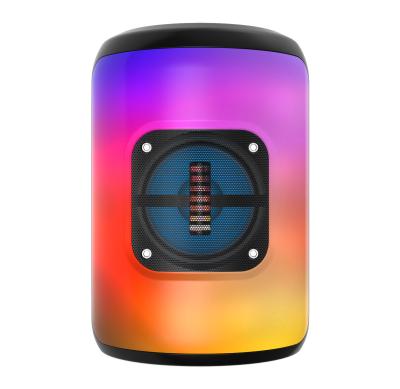 China Wireless Charger For Mobile Phone BT Speaker Flame Light LED Display Manufacture Wireless Speaker for sale