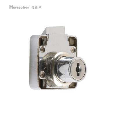 China Modern Factory Direct Supply Square Form Key Lock Office Drawer Furniture Zinc Alloy Wooden Lock for sale