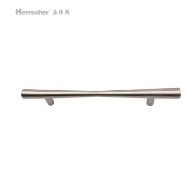 China Modern Luxury Modern Candlestick China Closet Wardrobe Brushed Silver Stainless Steel Home Cabinet Handle for sale