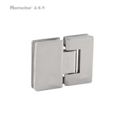 China 180 Degree Shower Glass Partition Clamp Modern Stainless High Quality Sliver Color Custom Glass Door Clip for sale