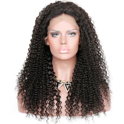 China High Quality Barely Shedding Brazilian Virgin Hair 360 Lace Front Wig Soft Thick Curly Curly Wig Wholesale For Women for sale