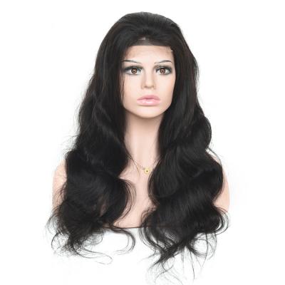 China Fashionable Soft Smooth Thick Body Wave 4*4 Lace Frontal Wig Hair Closure Barely Shedding Front Wigs for sale