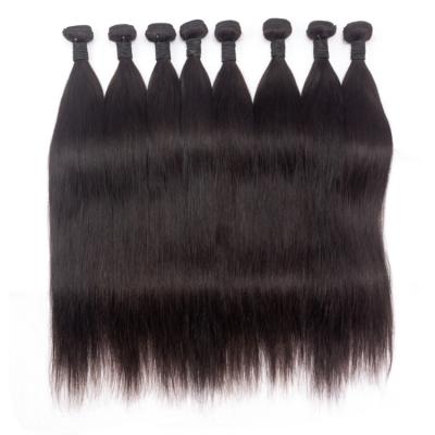 China Highest Quality Hair With Factory Price Healthy Girl's Hair 40 Inch Brazilian Straight Hair Weave Bundles Straight Hair Black Virgin Remy Hair Extensions for sale