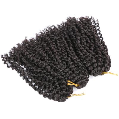 China No rejection. No tangling. Soft and shiny. Wholesale Kinky Curly Synthetic Hair Extension Malibob Twist Crochet Braids for sale