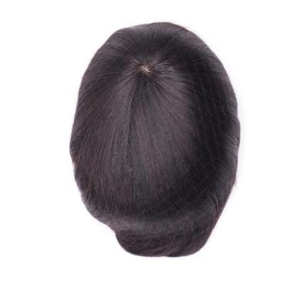 China Free style Invisible Injected Silk Top Base Hair Toupee 6x8 7x9 8x10 Men's Hair System for sale