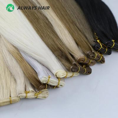 China Silky Straight Wave 10 A Luxury  Straight 100% Weft Mongolian Remy Hair Extensions Human Hair for sale