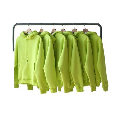 China Anti-Wrinkle Designer Custom Lime Green Men's Hoodies for sale