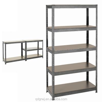 China High Quality 5 Tier Corrosion Protection MDF Galvanized Shelf Metal Storage Racks for sale