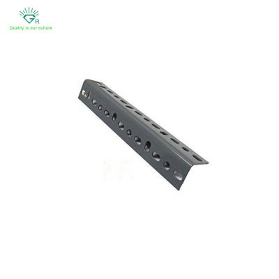 China Steel Construction 2-1/8 1-1/8 96 Inch L Shape Hardware Slotted Steel Angle for sale