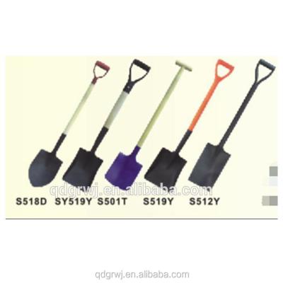 China Agriculture shovel all types of steel handle shovel for sale