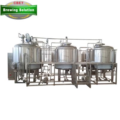 China Equipment for brewing beer two vessels 1000l 2000l micro beer brewing equipment commercial beer brewery equipment for brewing beer for sale