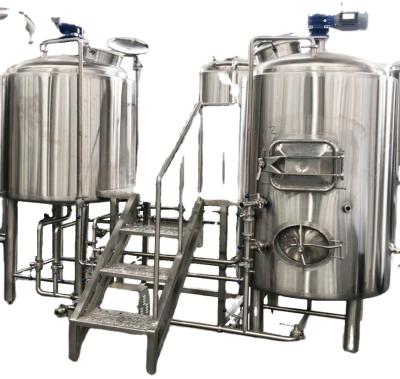 China 500L 1000L 2000L Hotels Beer Brewery Equipment / Beer Brewing Specializing In The Production Of Great Beer for sale