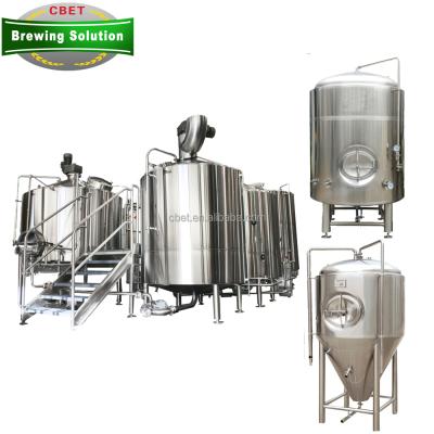 China Best Brewing Equipment 7BBL 10BBL 15BBL Nano Brewing System Brewery Craft Equipment Beer Brewing Kits for sale