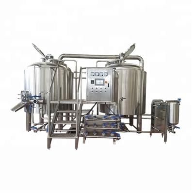 China Factory beer equipment cbet beer brewhouse with vat-material lauter ton and boiler for sale